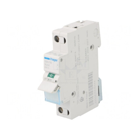 Întrerupător 16A 230V pentru şină DIN | Electronic-mag.ro | Componente Electronice