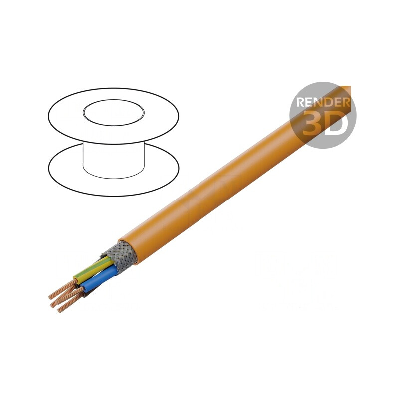 Cablu pentru servomotoare ÖLFLEX SERVO FD 796 CP 4G1,5mm2 | Electronic-mag.ro | Componente Electronice