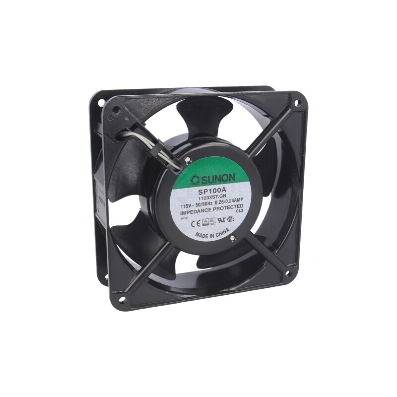Ventilator AC Axial 115V 120x120x38mm 195m3/h 49dBA | Electronic-mag.ro | Componente Electronice