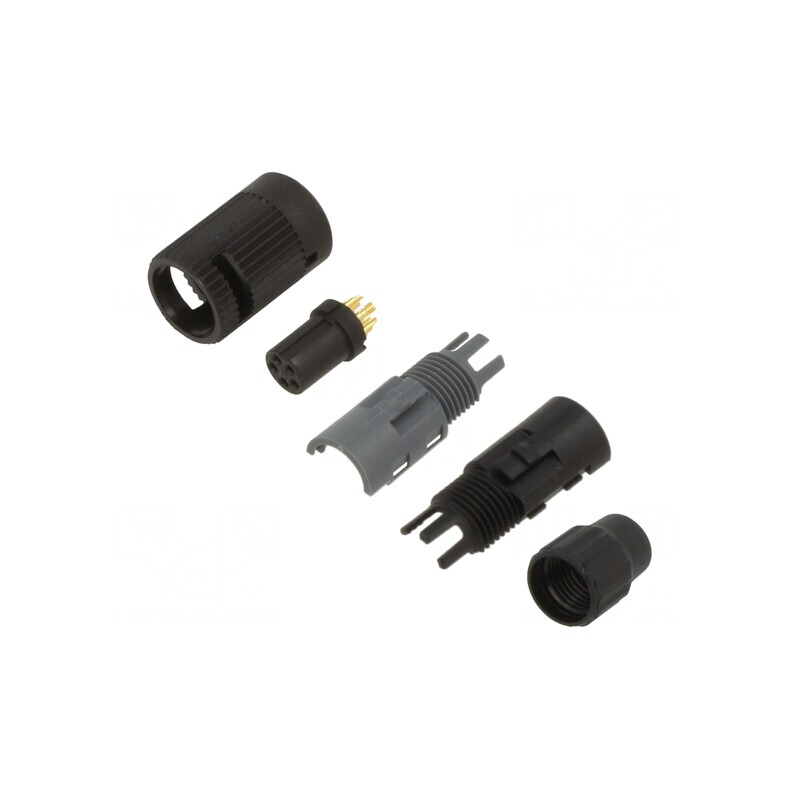 Mufă Circulară 5 PIN 125V pentru Cablu | Electronic-mag.ro | Componente Electronice