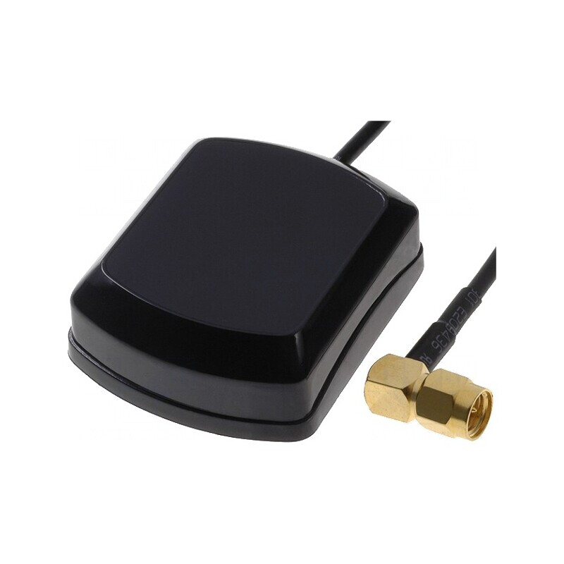 Antena GPS cu Conector SMA și Cablu de 5m cu Magnet | Electronic-mag.ro | Componente Electronice