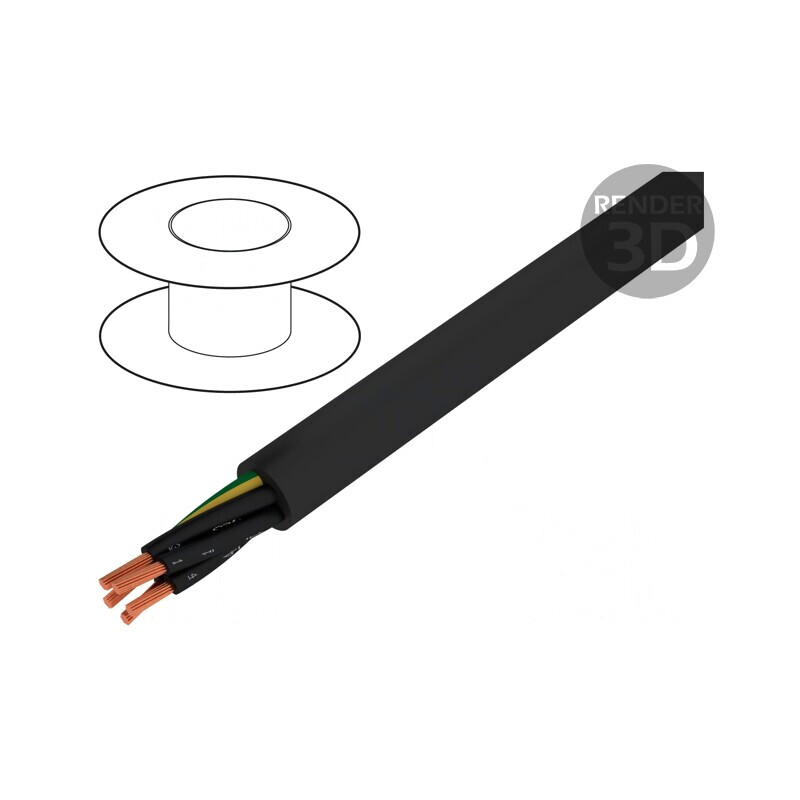 Cablu Ecranat BiT 1000 CY FR 4G6mm2 Cupru Cositorit | Electronic-mag.ro | Componente Electronice