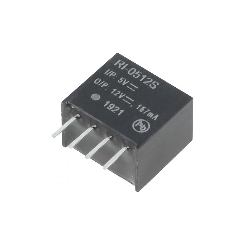 Convertor DC/DC 2W 4.5-5.5V la 12V 167mA SIP4 | Electronic-mag.ro | Componente Electronice Convertor DC/DC 2W 4.5-5.5V la 12V 167mA SIP4 | Electronic-mag.ro | Componente Electronice