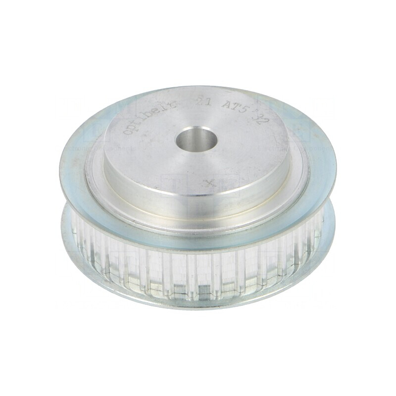 Roată curea AT5 aluminiu 10mm 21mm 49,7mm | Electronic-mag.ro | Componente Electronice