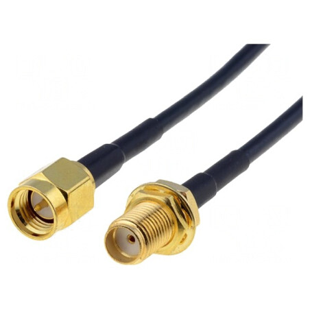 Cablu SMA 50Ω 10m Negru | Electronic-mag.ro | Componente Electronice