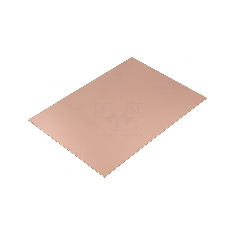 Laminat Aluminiu 1mm Acoperire Cupru 244x170mm | Electronic-mag.ro | Componente Electronice