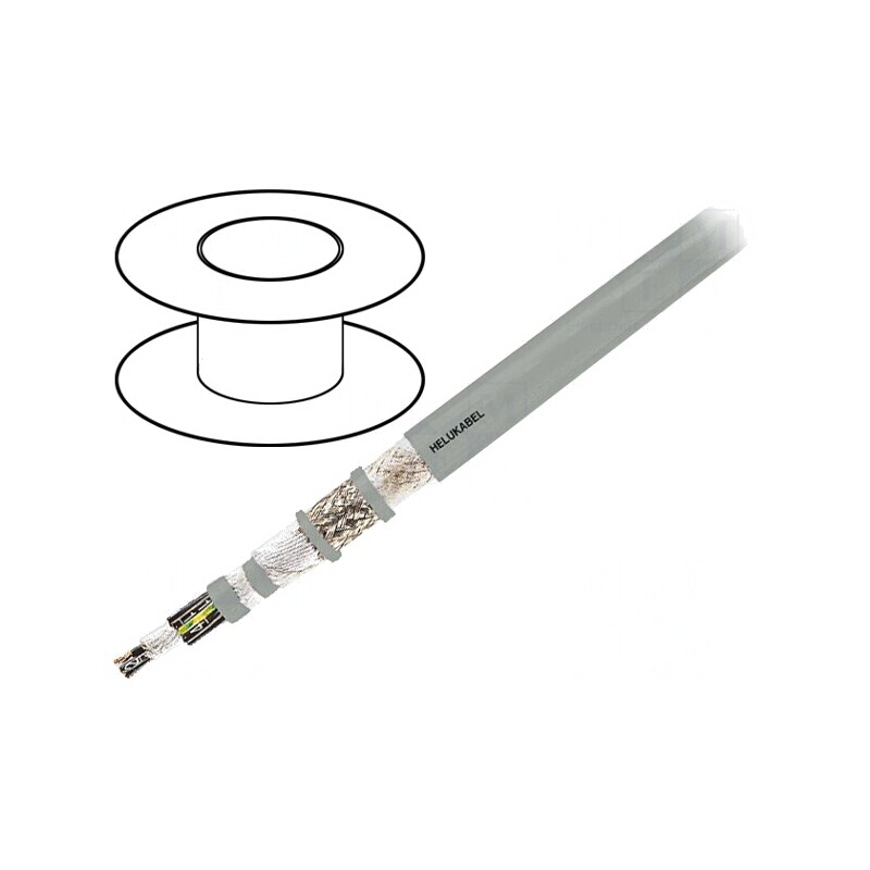 Cablu de Control MULTIFLEX 512-C-PUR 2x0,75mm2 Gri | Electronic-mag.ro | Componente Electronice