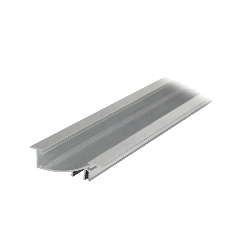 Profil Aluminiu Încastrat pentru Module LED Natural 2m FLAT8 | Electronic-mag.ro | Componente Electronice