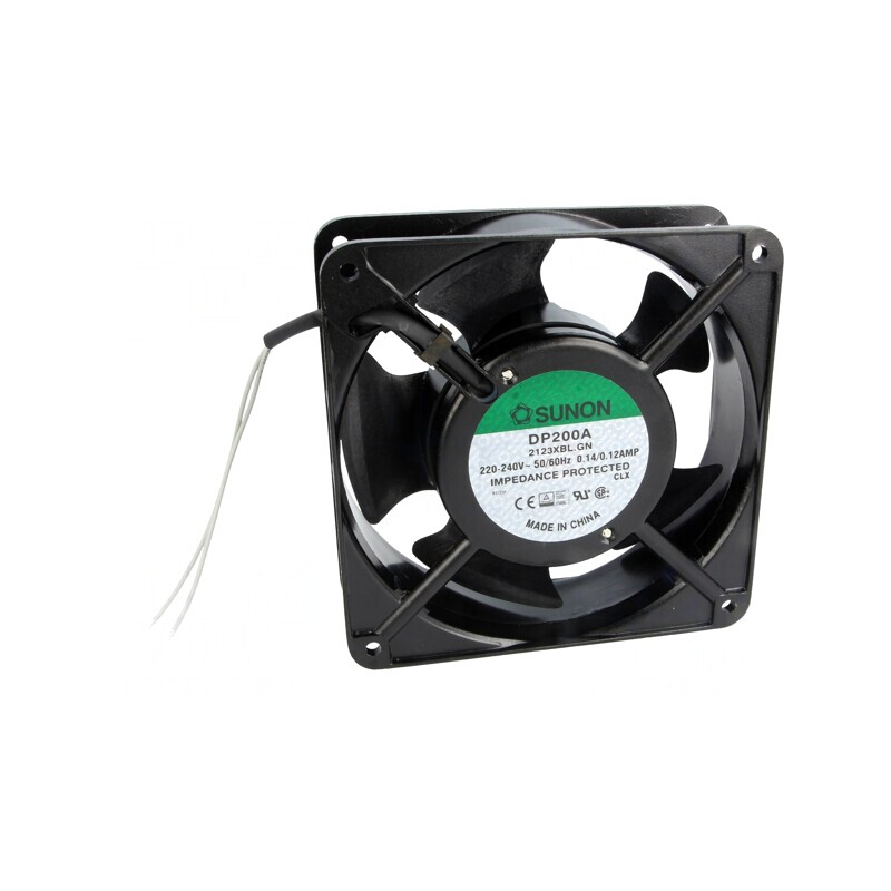 Ventilator AC Axial 230V 120x120x38mm 165m3/h 45dBA | Electronic-mag.ro | Componente Electronice
