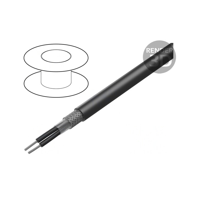 Cablu Electric Negru 3x1mm² HELUTHERM 145 MULTI | Electronic-mag.ro | Componente Electronice