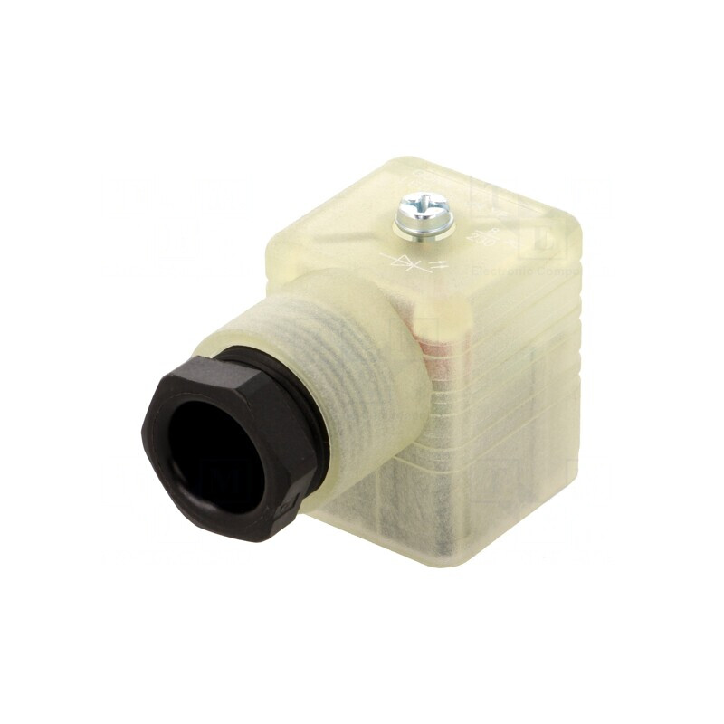 Conector Mufă Valvă 18mm 3 PIN 90° | Electronic-mag.ro | Componente Electronice