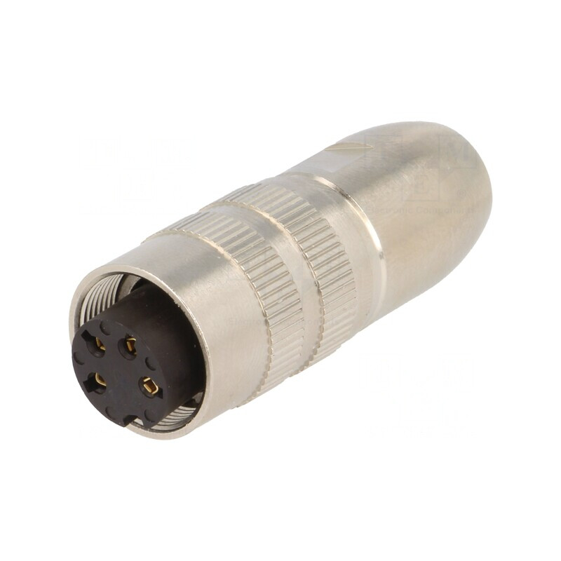 Conector M16 Mufă Mamă 4 PIN 5A 250V | Electronic-mag.ro | Componente Electronice