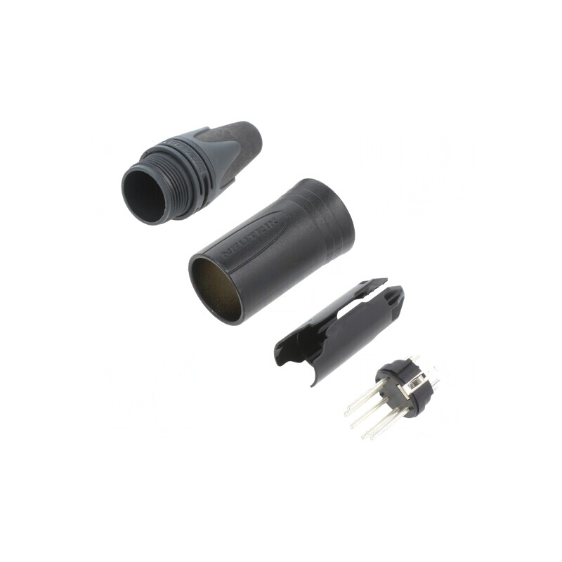 Mufă XLR 5-Pin Tată pentru Cablu | Electronic-mag.ro | Componente Electronice