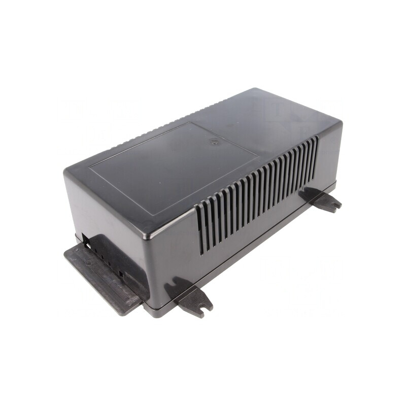 Carcasă ABS neagră pentru alimentator 112x222x72mm | Electronic-mag.ro | Componente Electronice