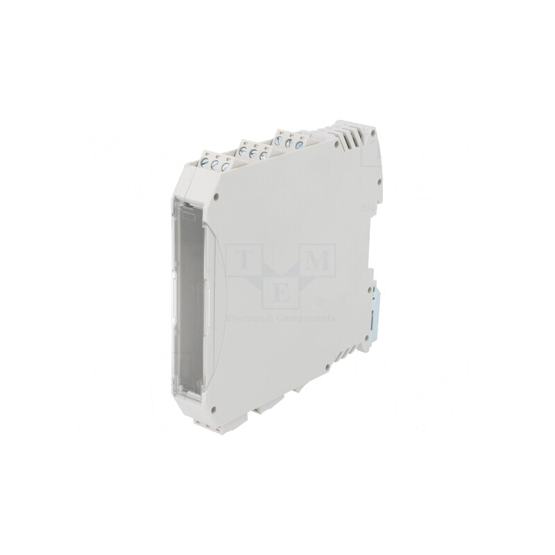 Carcasă șină DIN poliamidă gri UL94V-0 | Electronic-mag.ro | Componente Electronice