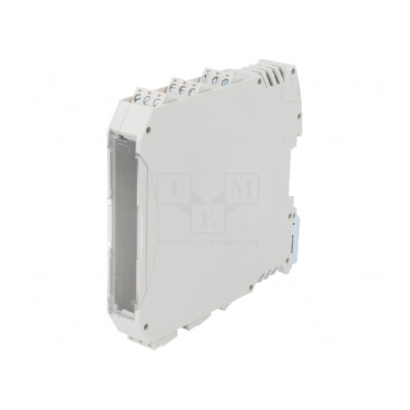 Carcasă șină DIN poliamidă gri UL94V-0 | Electronic-mag.ro | Componente Electronice