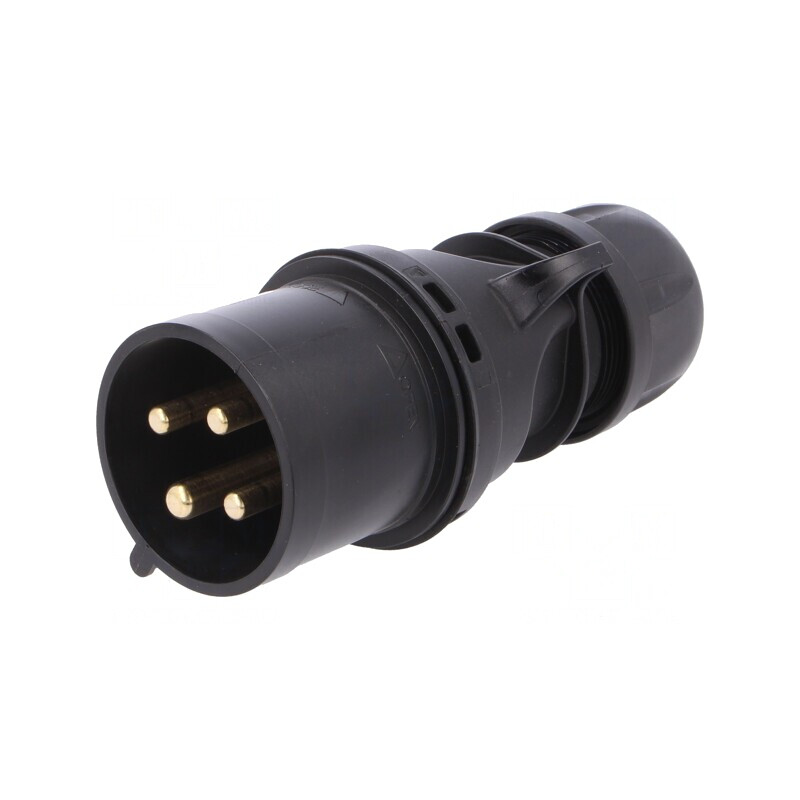 Conector Alimentare AC Trifazat 32A 400V IP44 Mufă Tată | Electronic-mag.ro | Componente Electronice