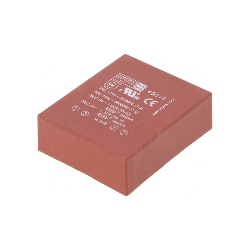 Transformator Încapsulat 3VA 115/230V la 9V 167mA | Electronic-mag.ro | Componente Electronice