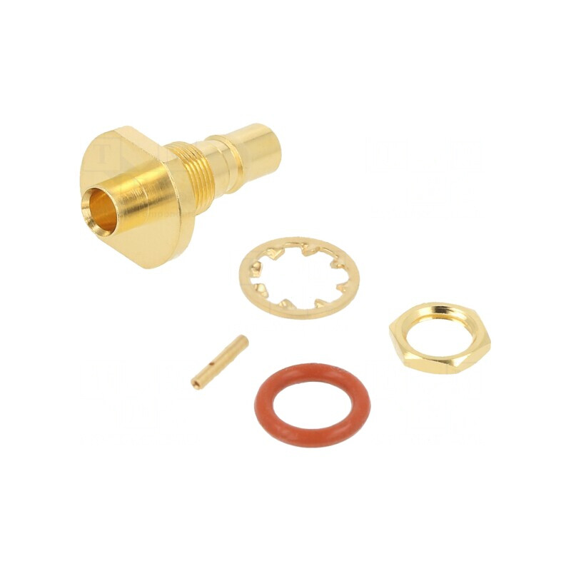 Soclu SMA Mamă Drept 50Ω Aurit PTFE | Electronic-mag.ro | Componente Electronice
