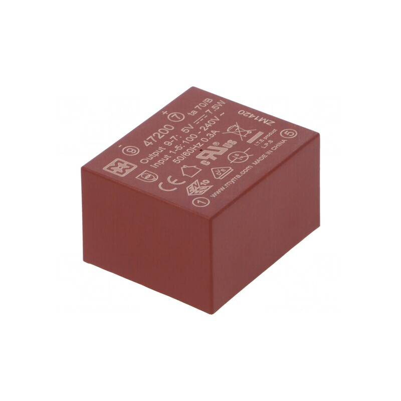 Convertor AC/DC 7.5W 5VDC | Electronic-mag.ro | Componente Electronice
