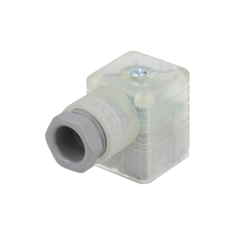 Conector cu Valvă Mufă 18mm 3 PIN 90° Mamă | Electronic-mag.ro | Componente Electronice