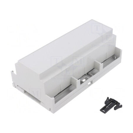 Carcasă pentru șină DIN 90x159x53mm PPO gri | Electronic-mag.ro | Componente Electronice