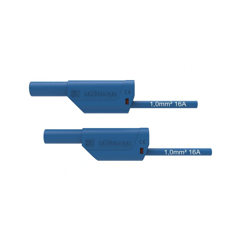 Cablu de măsurare 16A mufă banană 4 mm dublă față | Electronic-mag.ro | Componente Electronice