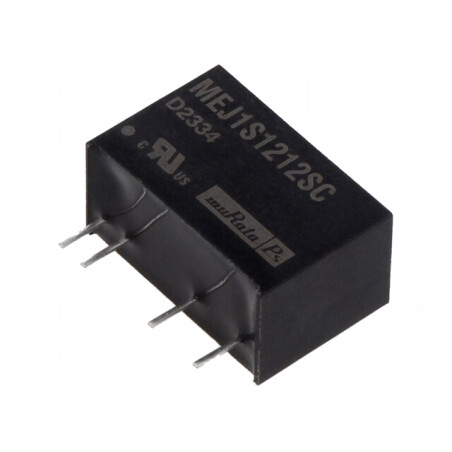 Convertor DC/DC 1W 12V 83mA SIP | Electronic-mag.ro | Componente Electronice