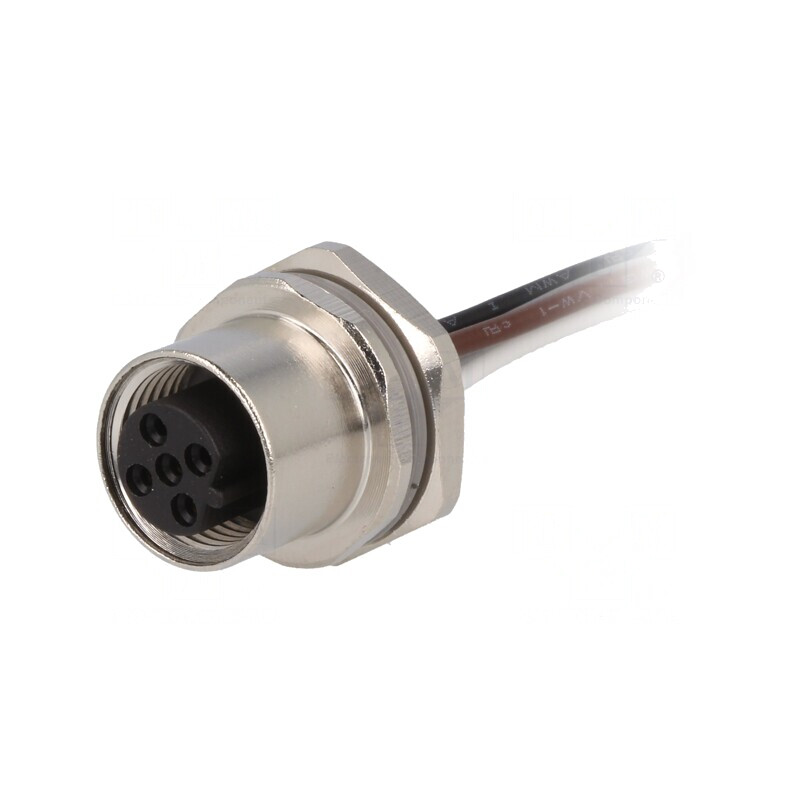 Soclu M12 PIN 5 mamă B-Profibus IP67 60V | Electronic-mag.ro | Componente Electronice