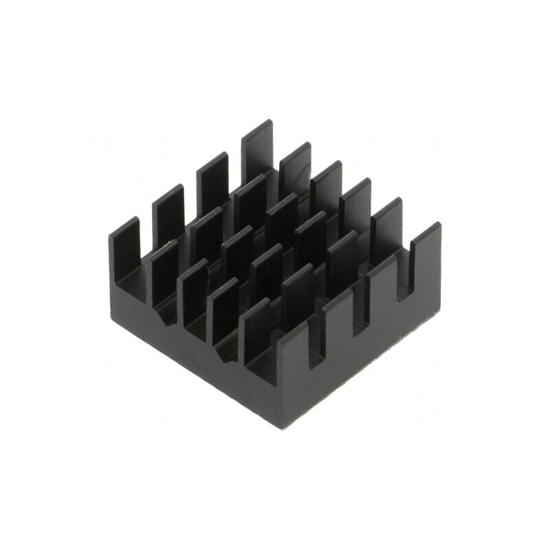Radiator extrudat cu aripioare BGA negru 19mm x 19mm | Electronic-mag.ro | Componente Electronice Radiator extrudat cu aripioare BGA negru 19mm x 19mm | Electronic-mag.ro | Componente Electronice