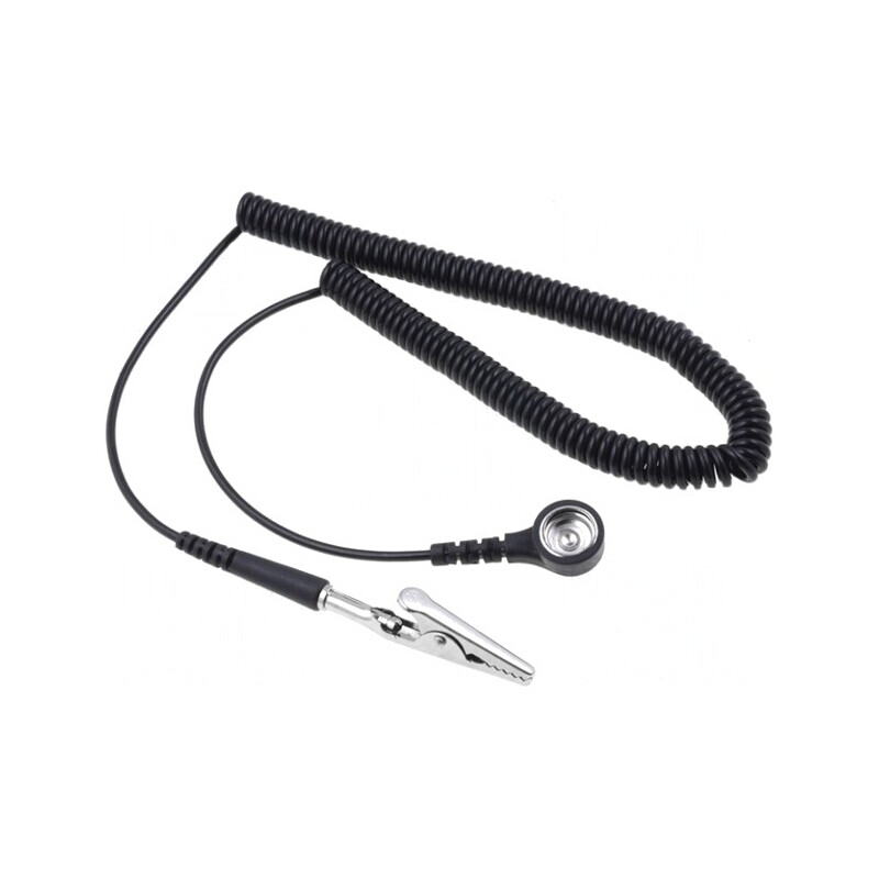 Cablu ESD 3m Spiralat 1MΩ | Electronic-mag.ro | Componente Electronice