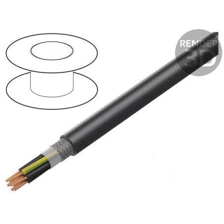 Cablu ÖLFLEX® ROBUST 215C 7G1,5mm2 Negru 300V/500V | Electronic-mag.ro | Componente Electronice