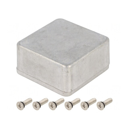 Carcasă Universală Aluminiu IP65 50x50x25mm | Electronic-mag.ro | Componente Electronice