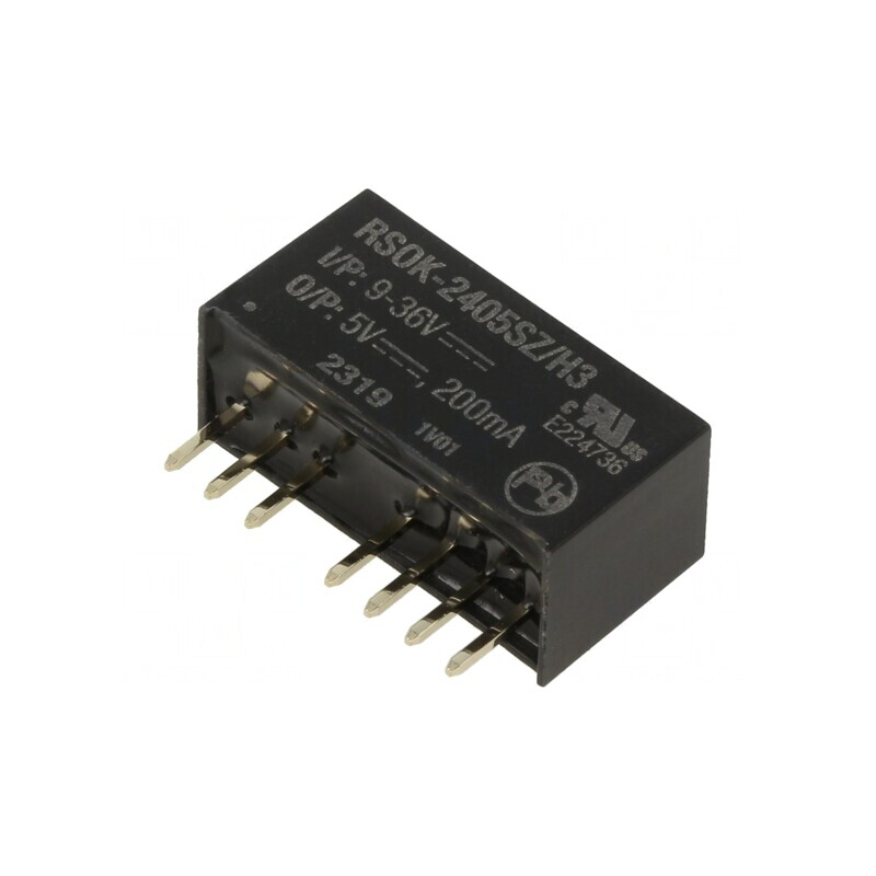 Convertor DC/DC 1W 9-36V la 5V 200mA SIP8 | Electronic-mag.ro | Componente Electronice Convertor DC/DC 1W 9-36V la 5V 200mA SIP8 | Electronic-mag.ro | Componente Electronice