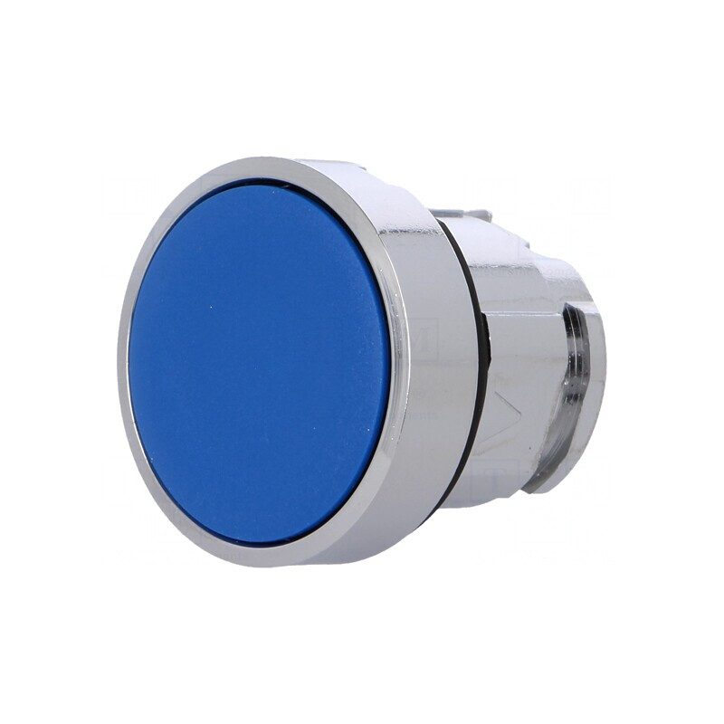 Comutator Apăsare 22mm Albastru | Electronic-mag.ro | Componente Electronice