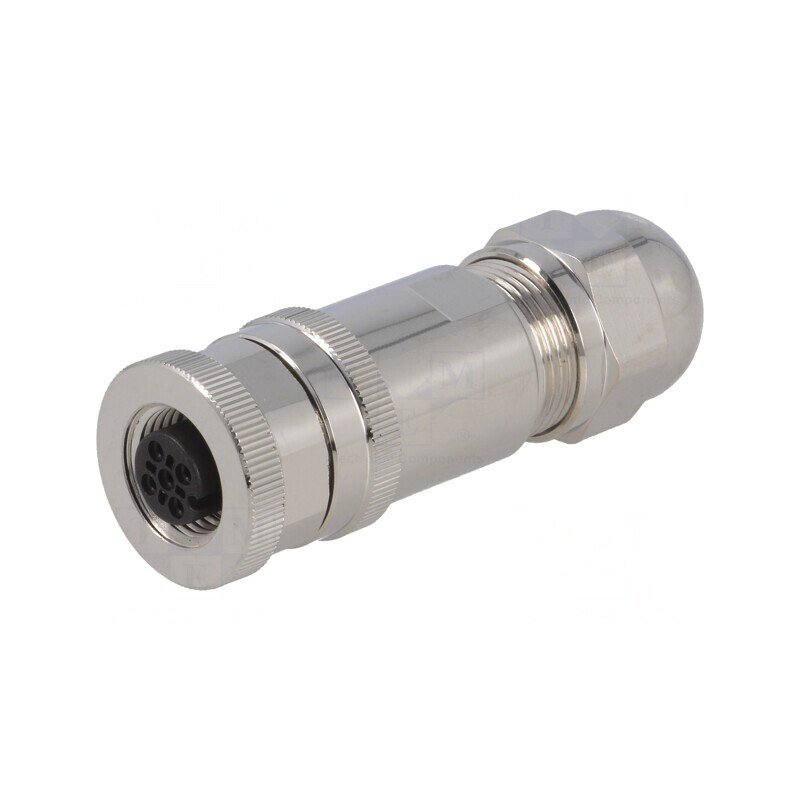 Mufă M12 3 PIN mamă IP67 pe cablu | Electronic-mag.ro | Componente Electronice