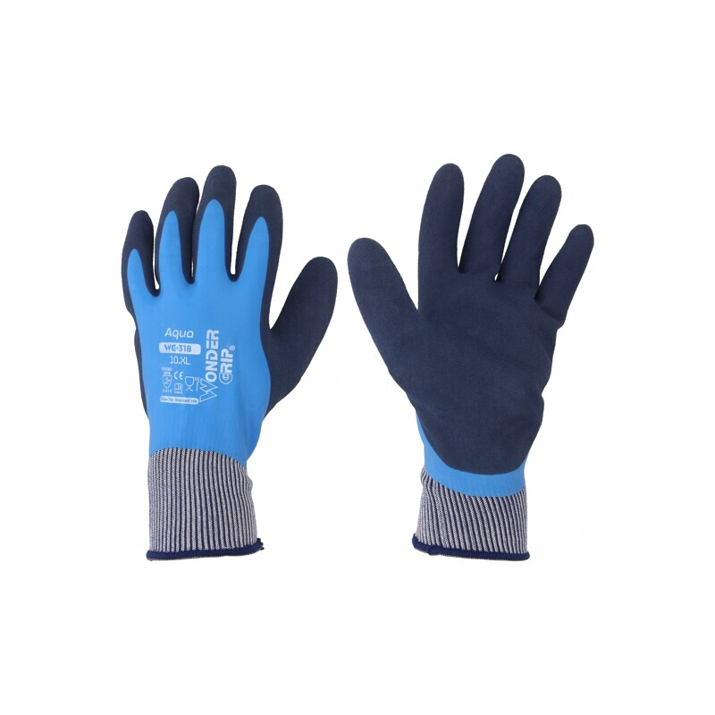 Mănuşi de protecţie albastru XL Aqua | Electronic-mag.ro | Componente Electronice