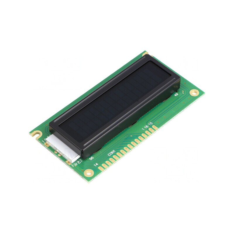 Afișaj LCD Alfanumeric 16x2 STN Negativ cu LED | Electronic-mag.ro | Componente Electronice