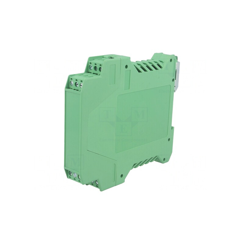 Carcasă Verde pentru Șină DIN cu 12 Borne | Electronic-mag.ro | Componente Electronice