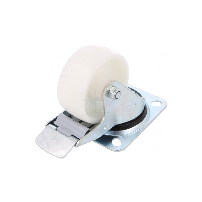 Roată de transport 80mm cu placă de montare | Electronic-mag.ro | Componente Electronice