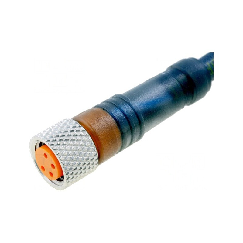 Conector M8 2m Mamă 4 Pin Drept Cu Mufă și Cabluri | Electronic-mag.ro | Componente Electronice