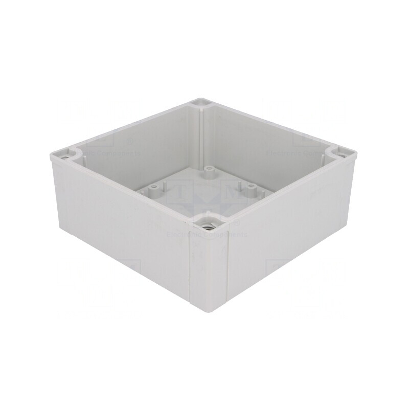 Bază Carcasă MNX ABS Gri 130x130x50mm | Electronic-mag.ro | Componente Electronice