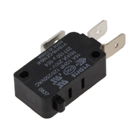 Microîntrerupător SNAP ACTION 16A 250VAC SPDT fără manetă | Electronic-mag.ro | Componente Electronice