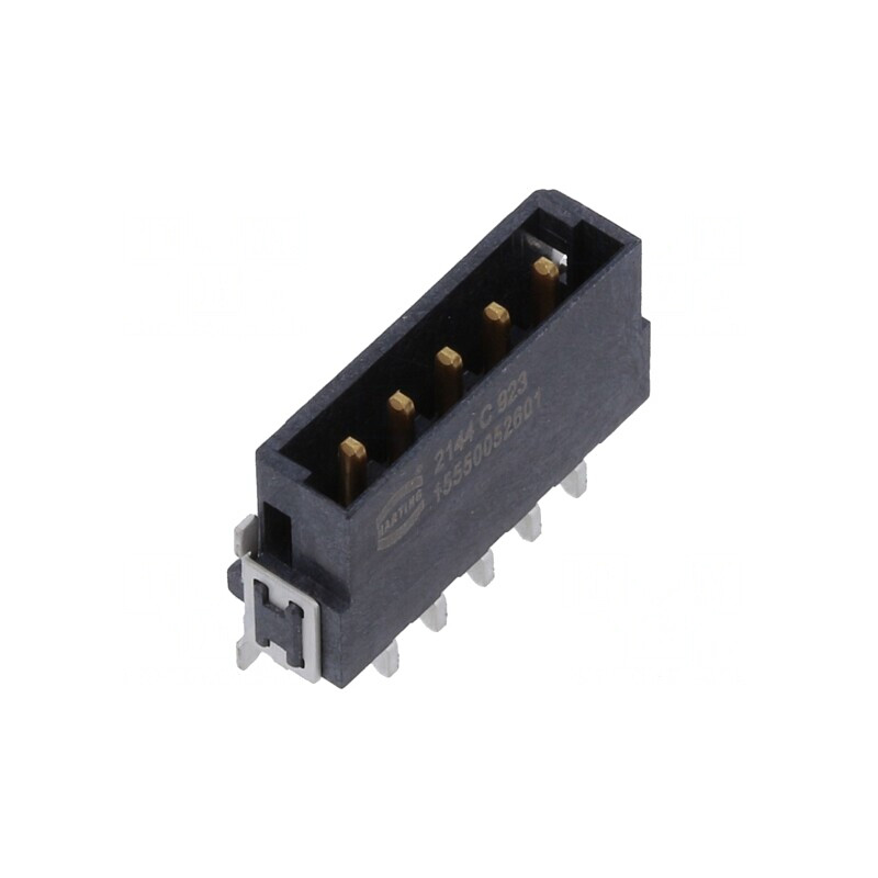 Conector PCB-PCB tată 5 pini 2,54mm har-flex Power | Electronic-mag.ro | Componente Electronice