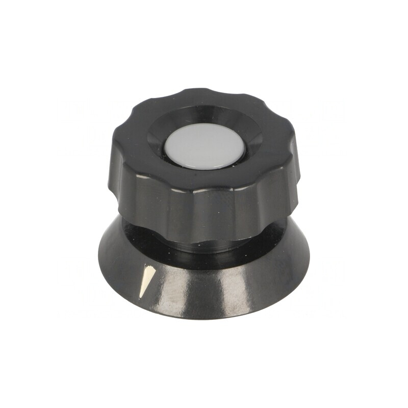 Buton Rotativ Bachelită Negru 38x28mm 6mm | Electronic-mag.ro | Componente Electronice