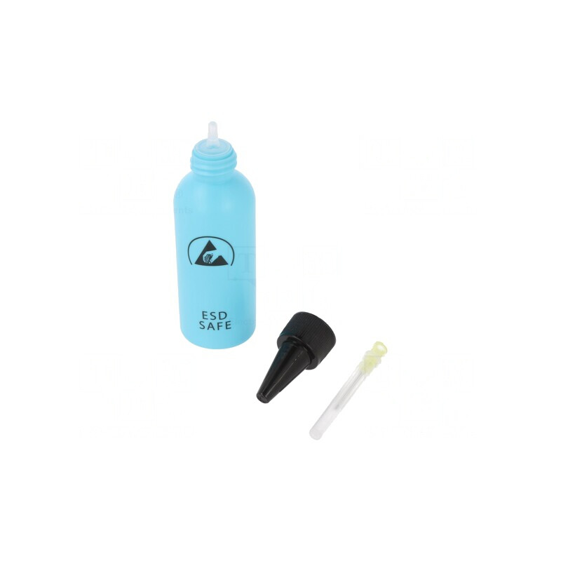 Flacon Dozare ESD 60ml Albastru cu Ac | Electronic-mag.ro | Componente Electronice