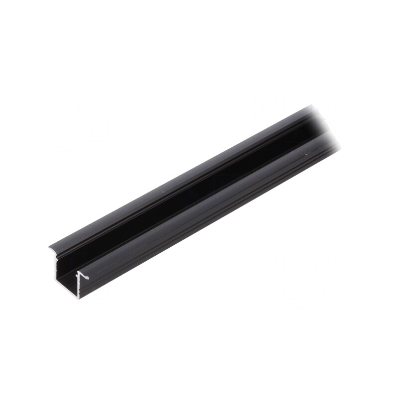 Profil aluminiu negru 2m pentru module LED SMART-IN10 | Electronic-mag.ro | Componente Electronice