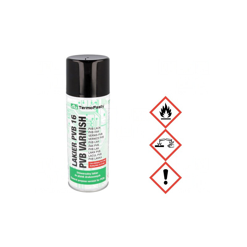 Lac Transparent Aerosol 400ml pentru Temperatură -50÷150°C | Electronic-mag.ro | Componente Electronice