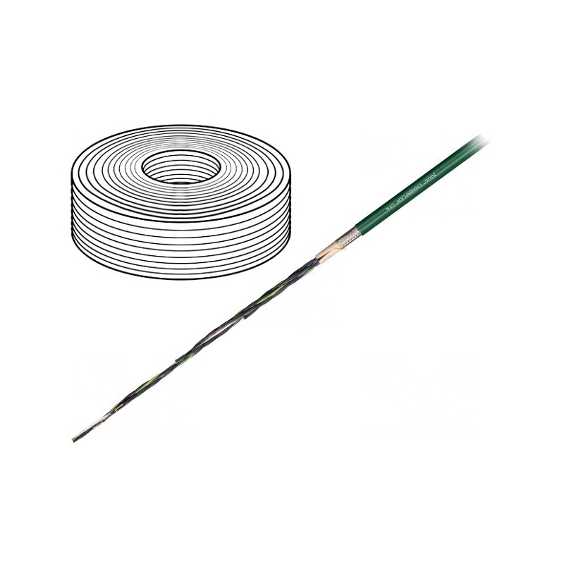 Cablu de Control Chainflex Verde 5G0,75mm2 | Electronic-mag.ro | Componente Electronice