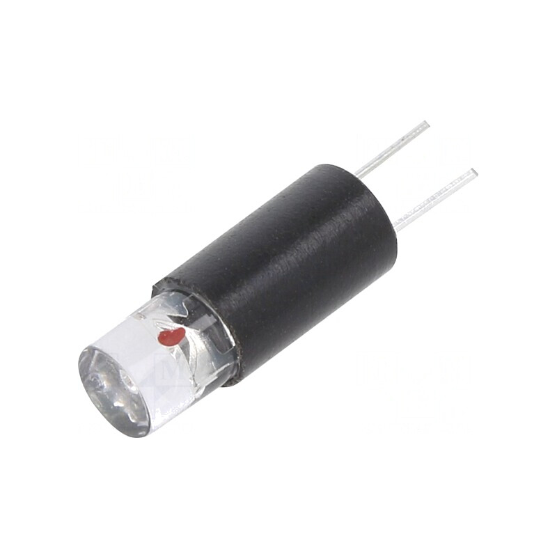 Lampă LED roșie 5mm 5÷6VDC | Electronic-mag.ro | Componente Electronice